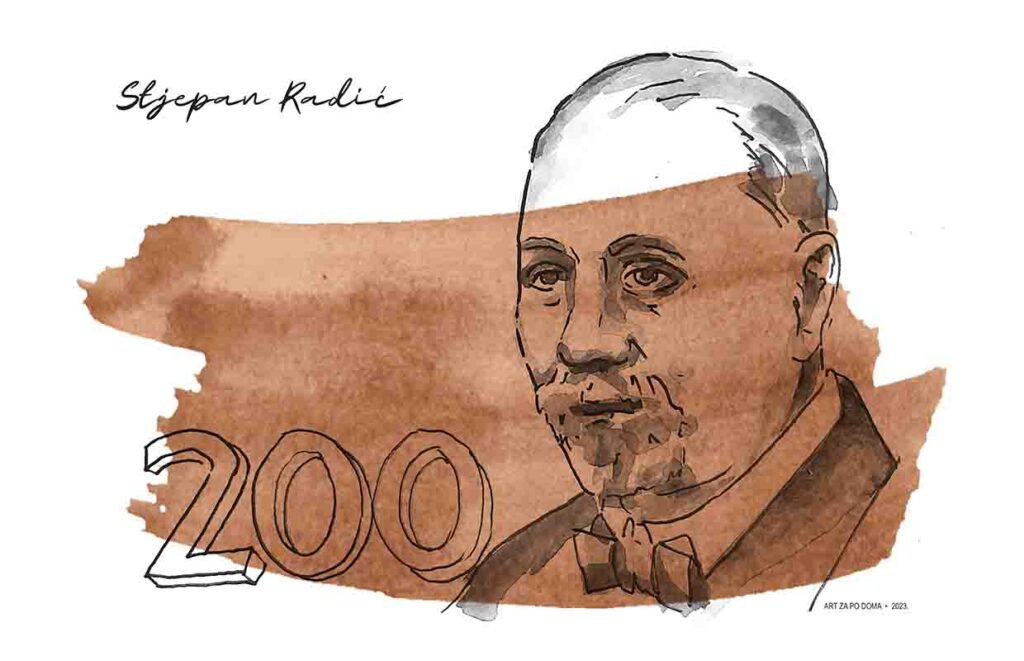 Poster - Stjepan Radić - 200 kuna - ART za po DOMA